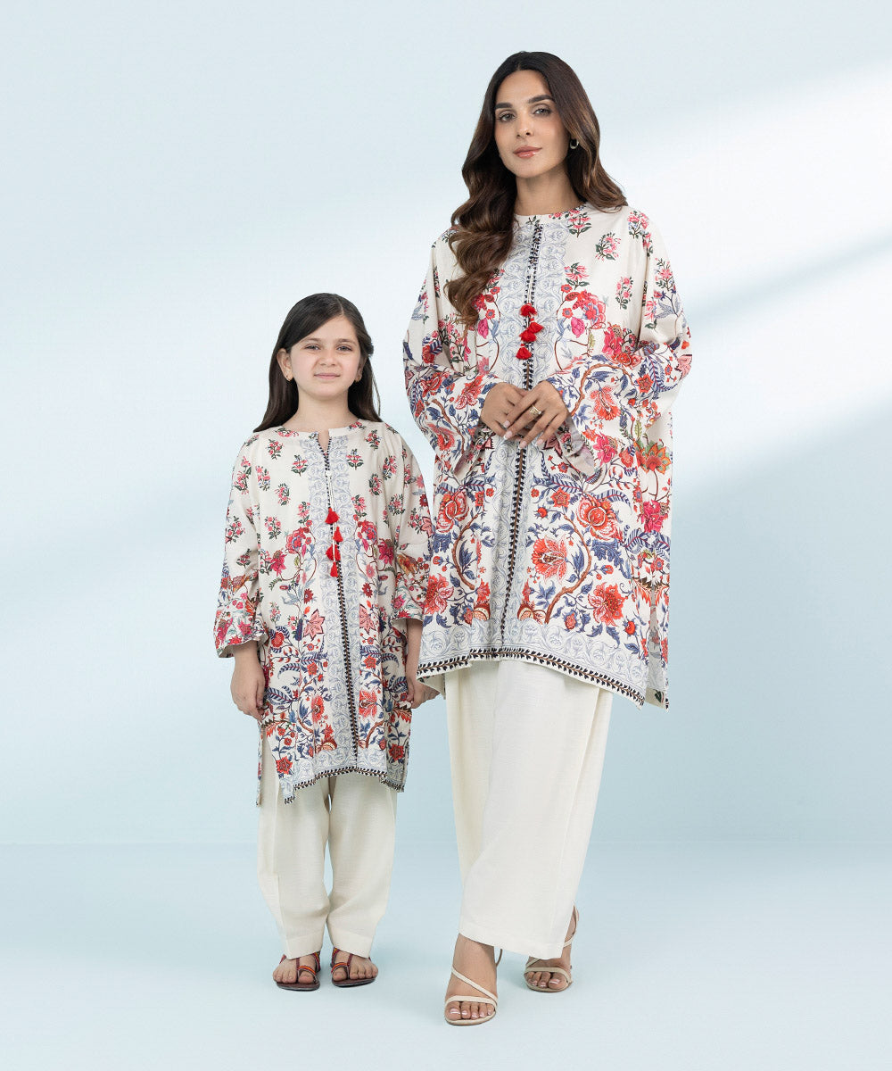 Mommy & Me Girls Two Piece Multi Suit 