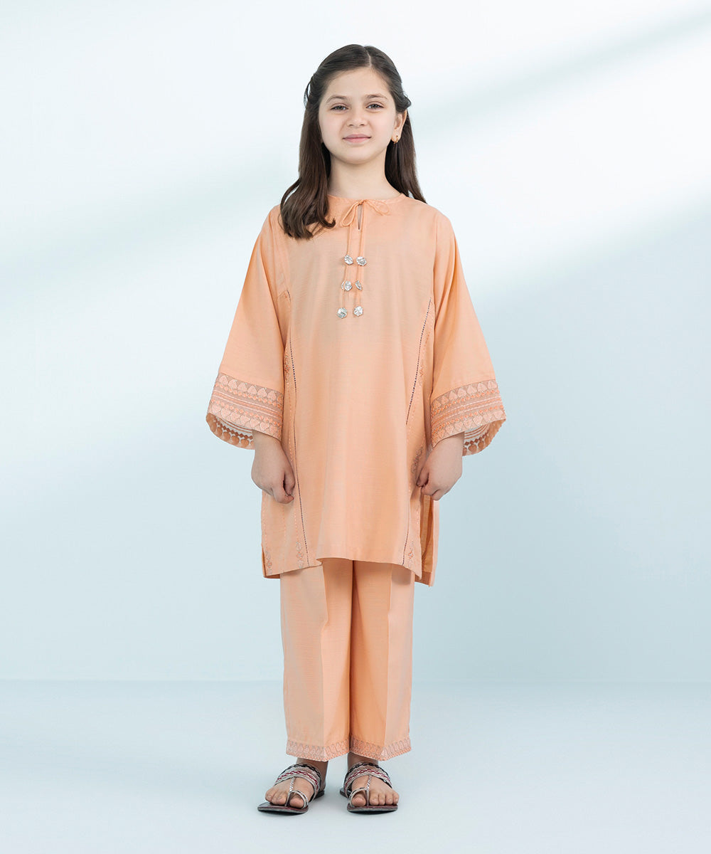 Mommy & Me Girls Two Piece Pink Suit 