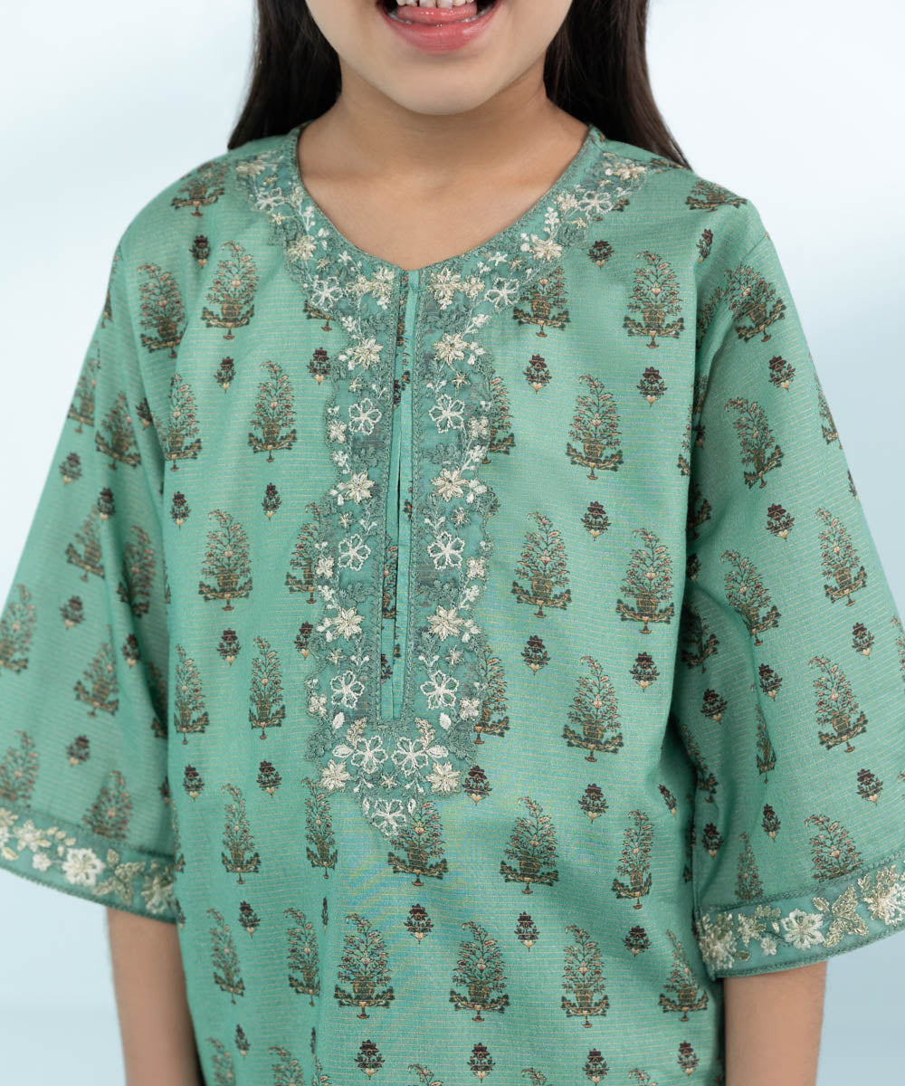 Mommy & Me Girls Three Piece Green Suit 