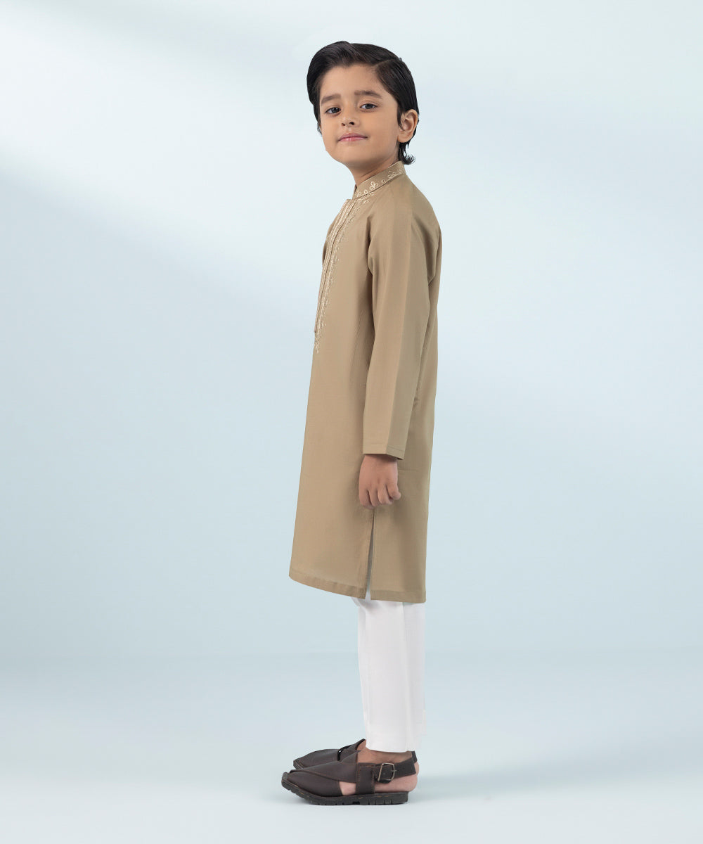 Like Father Like Son Brown Boys Kurta