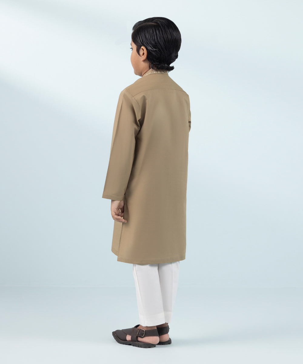 Like Father Like Son Brown Boys Kurta