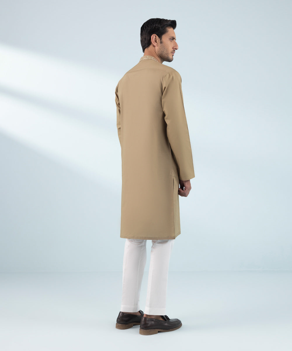 Like Father Like Son Brown Men's Kurta