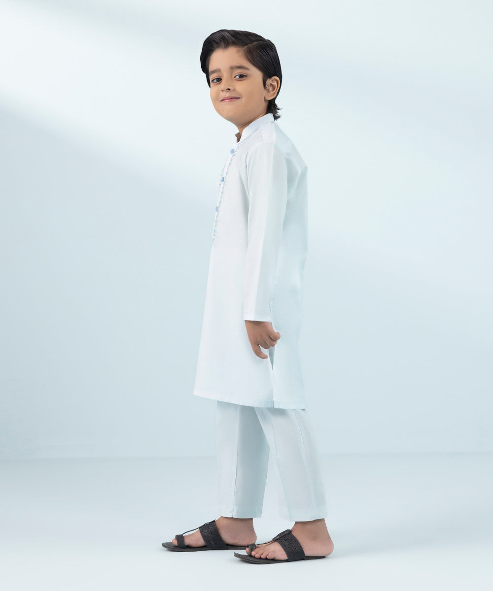 Like Father Like Son Ice Blue Boys 2 PC Suit