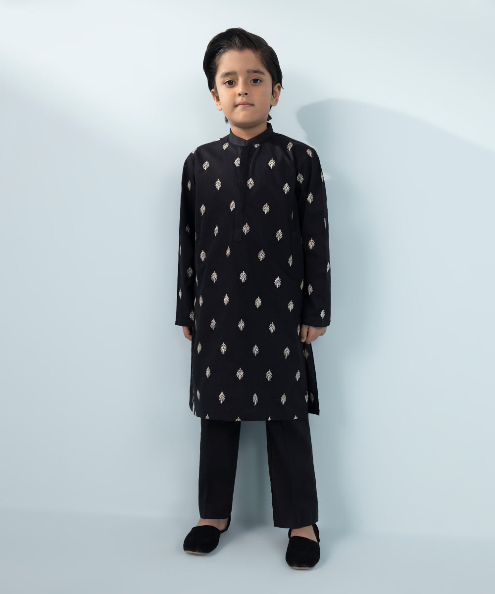 Like Father Like Son Black Boys 2 PC Suit