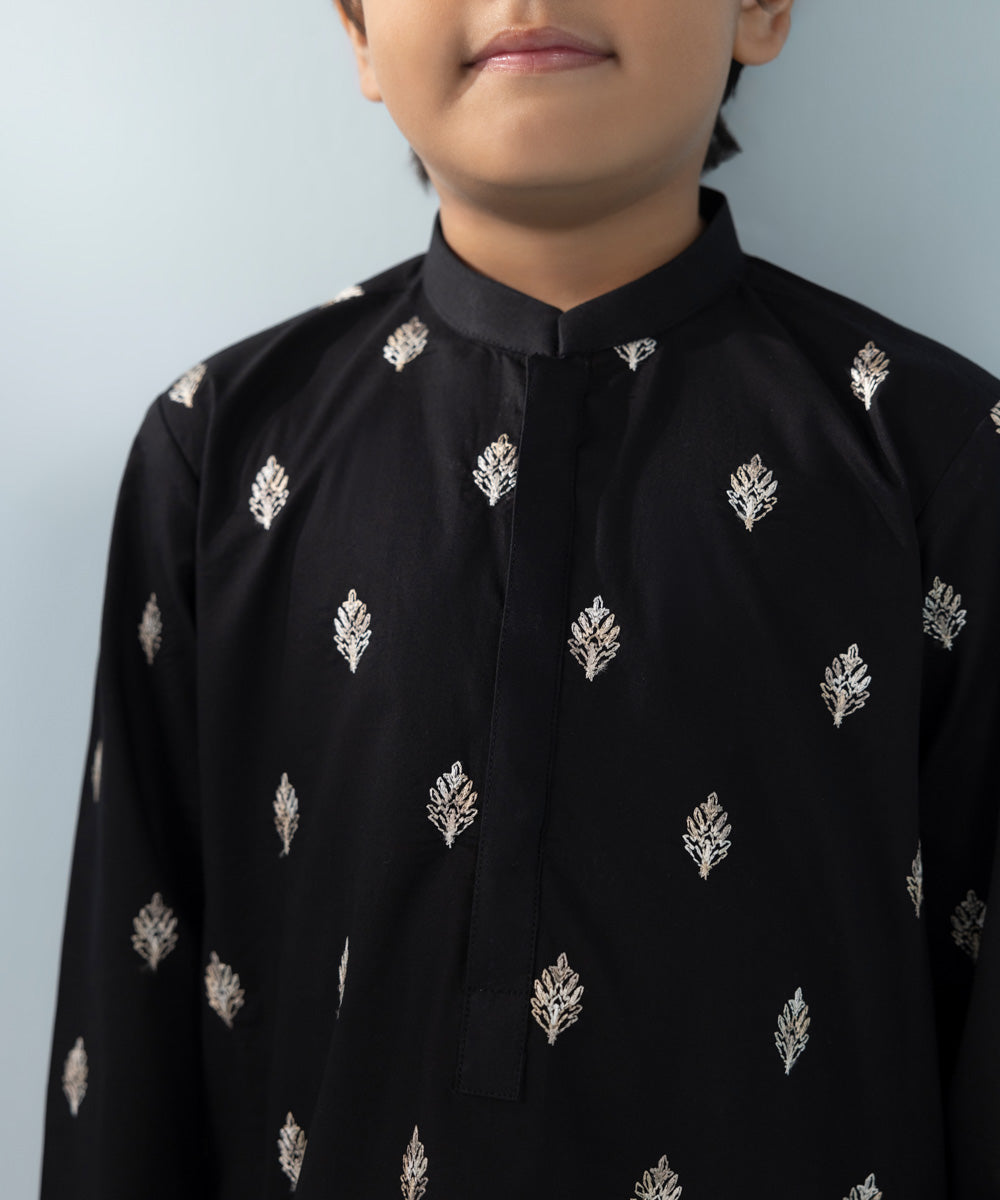 Like Father Like Son Black Boys 2 PC Suit
