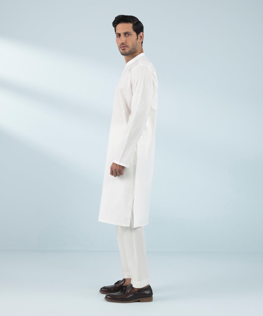 Like Father Like Son White Men's 2 PC Suit