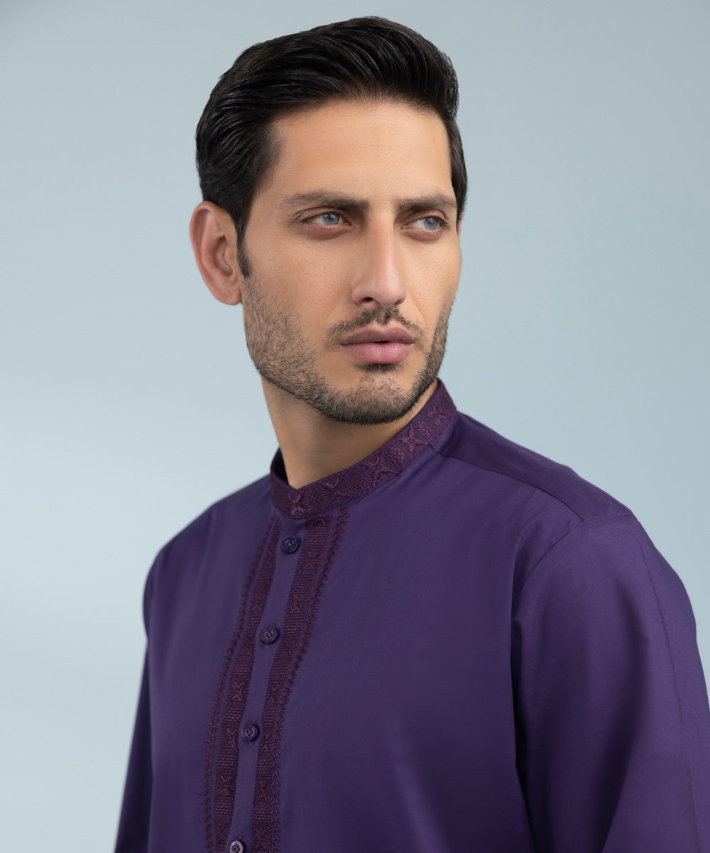 Like Father Like Son Purple Men's 2 PC Suit