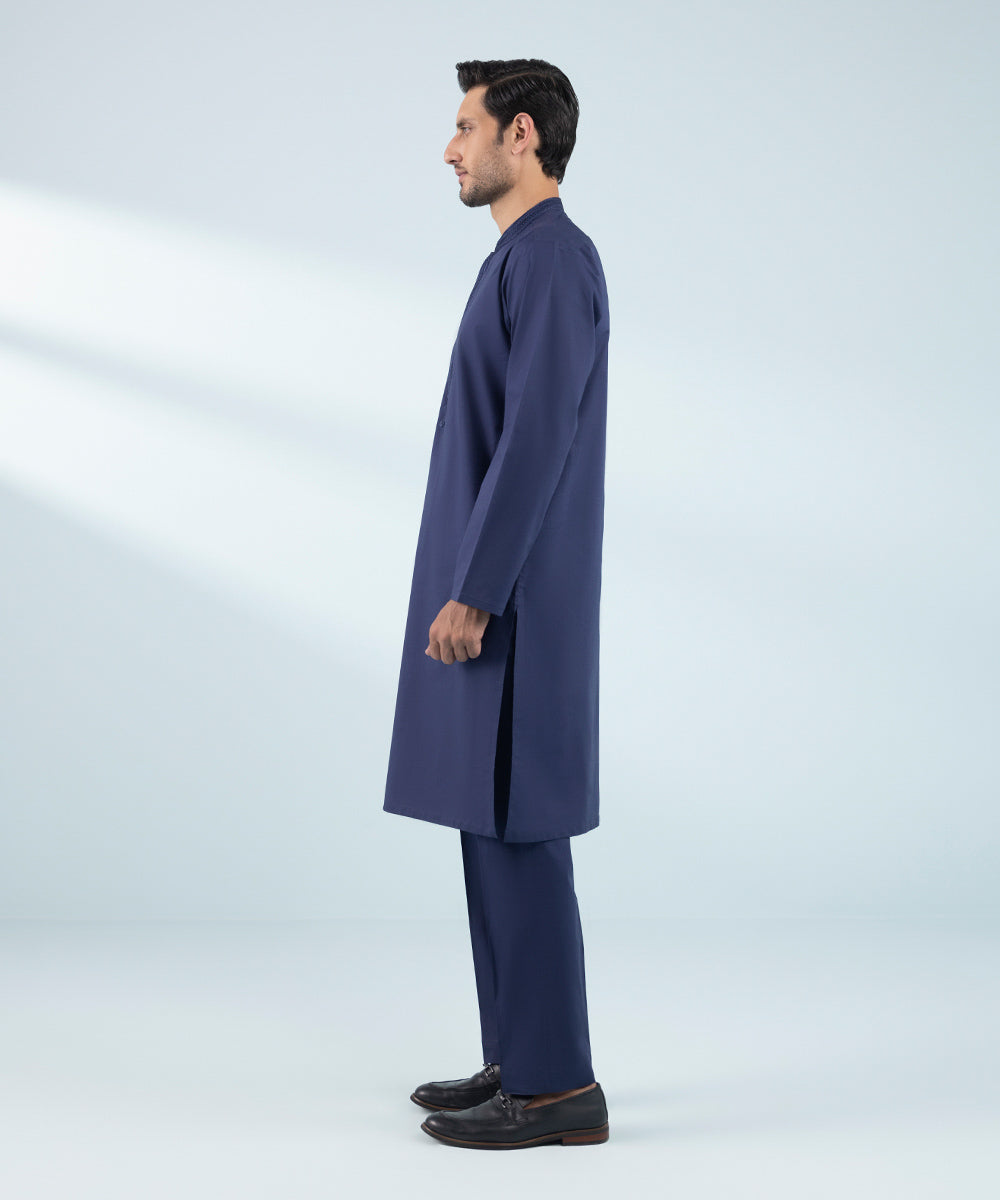 Like Father Like Son Blue Men's 2 PC Suit