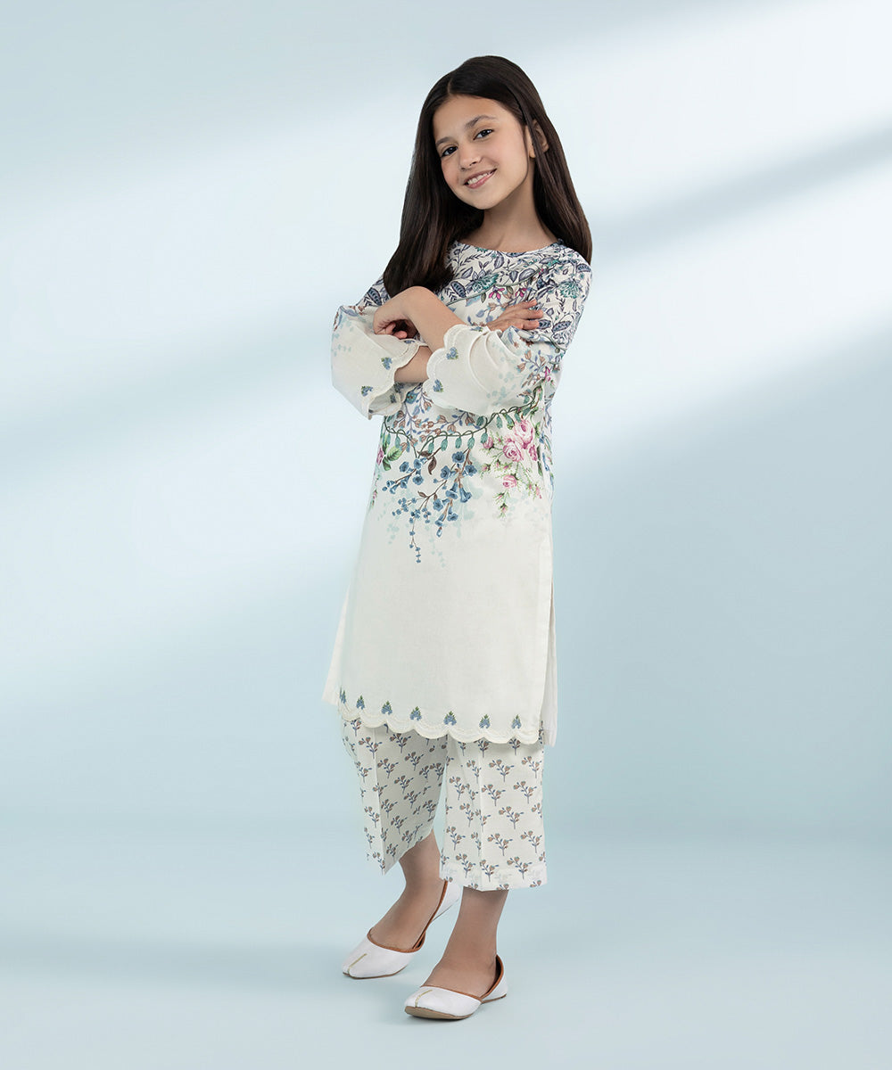 2 Piece - Embroidered Lawn Suit