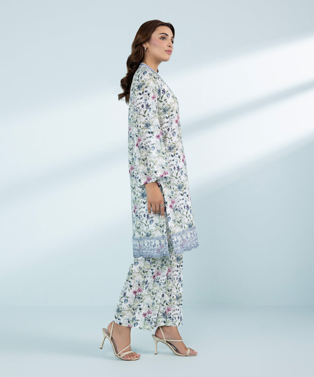 Mommy & Me Women's Two Piece White Suit 