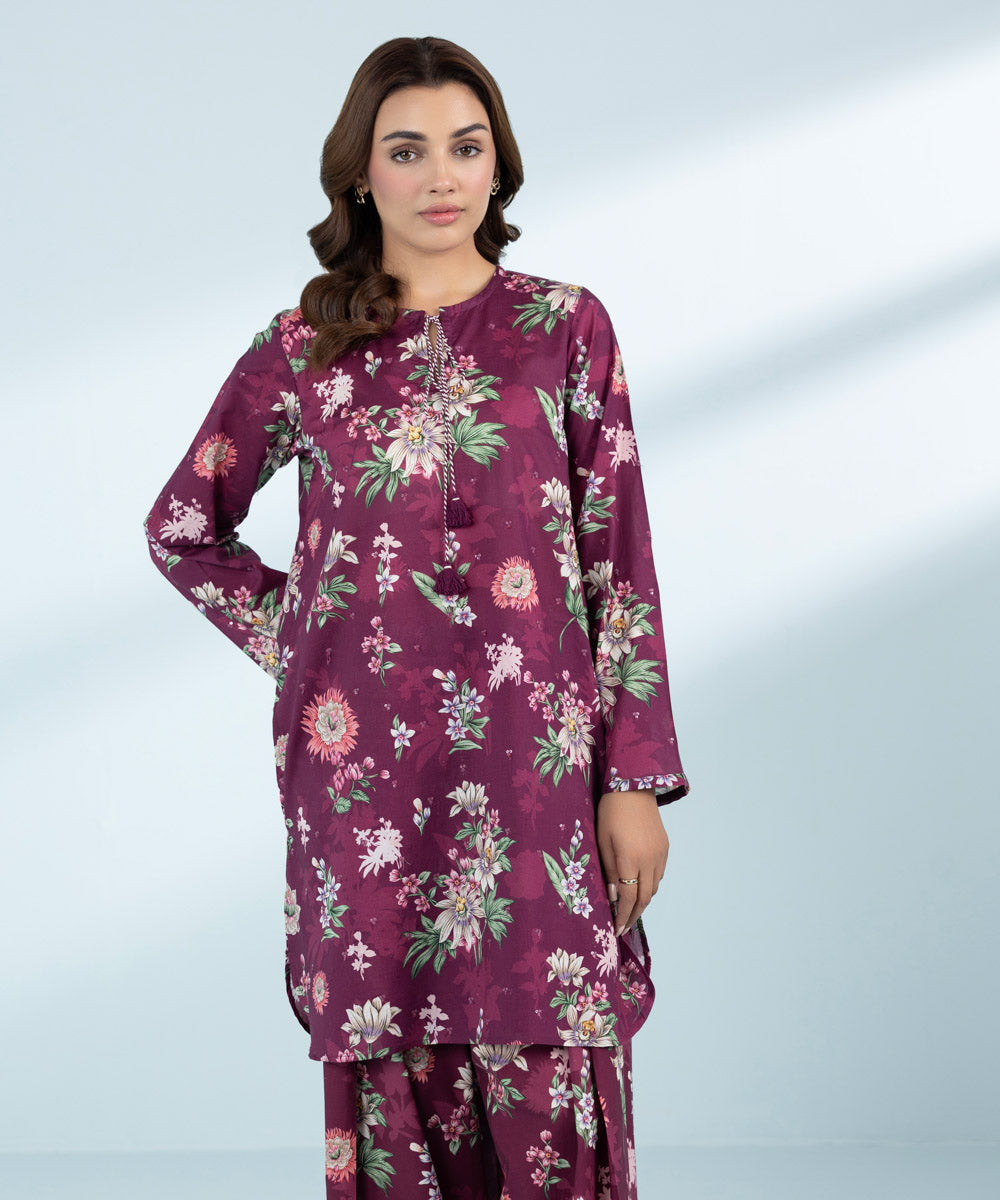 Mommy & Me Women's Two Piece Purple Suit 