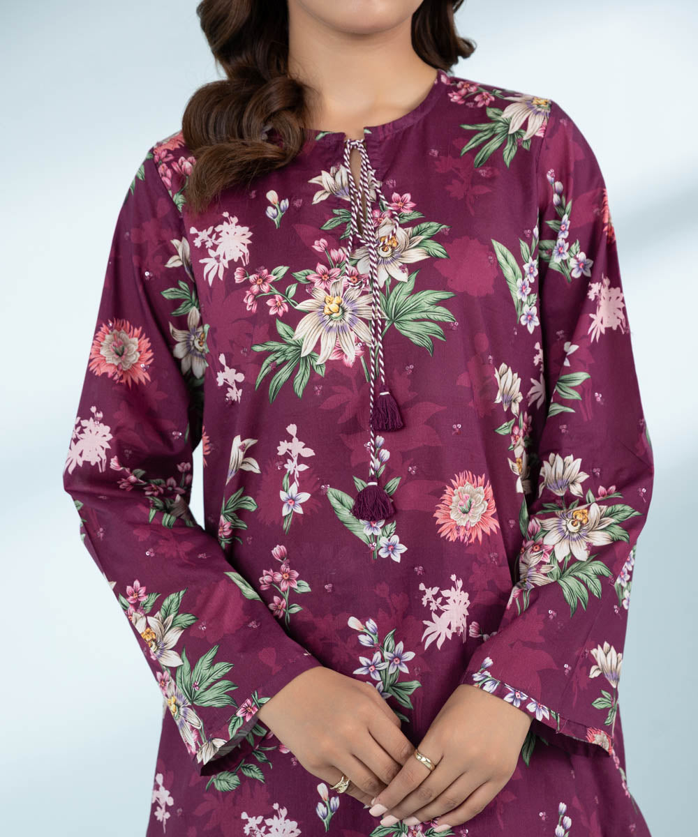 Mommy & Me Women's Two Piece Purple Suit 
