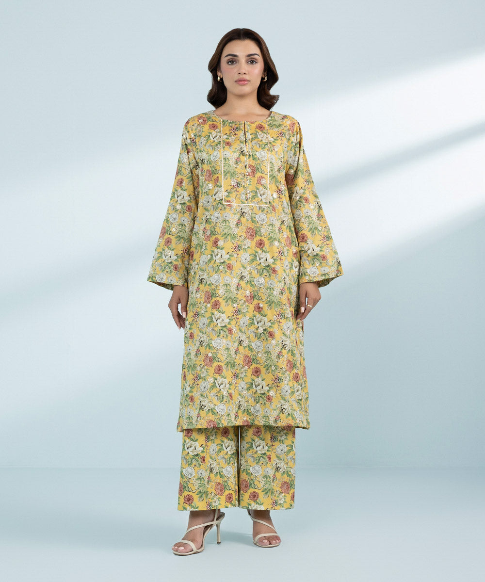 Mommy & Me Women's Two Piece Yellow Suit 