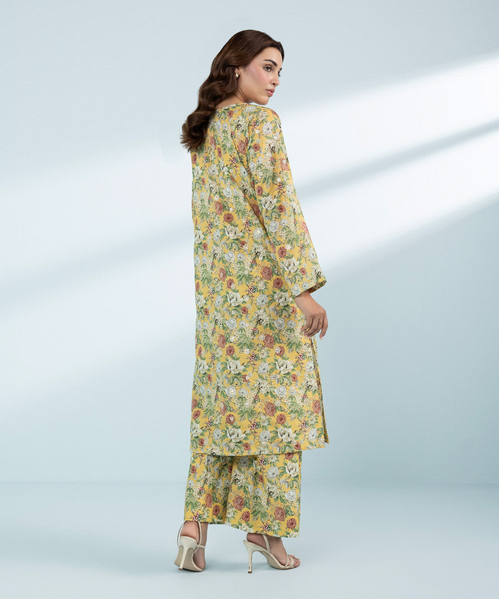 Mommy & Me Women's Two Piece Yellow Suit 