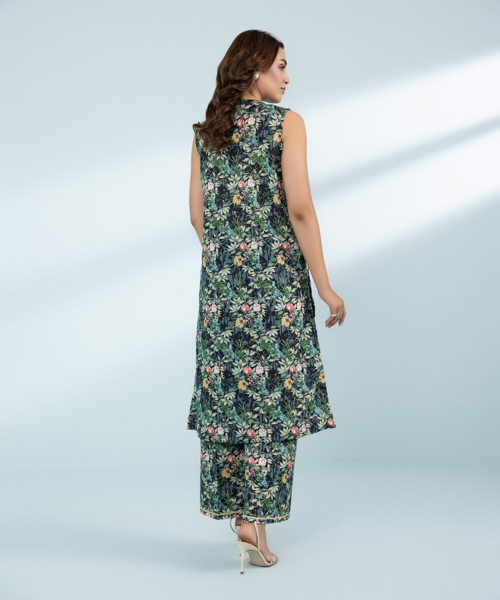Mommy & Me Women's Two Piece Green Suit 