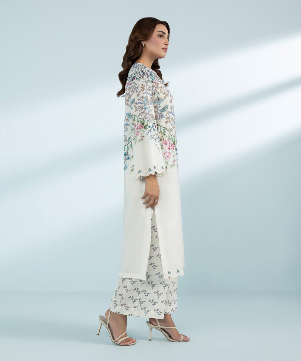 Mommy & Me Women's Two Piece White Suit 