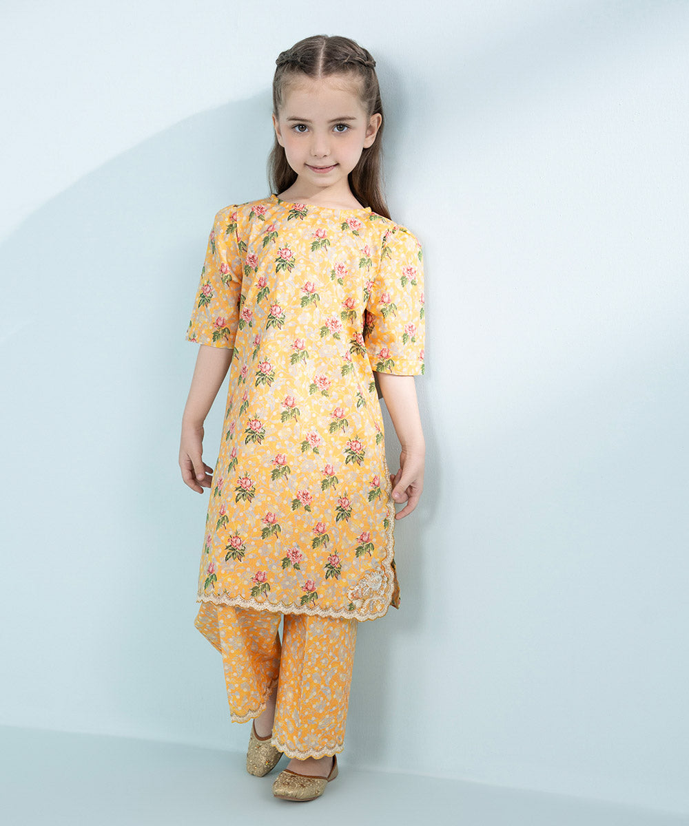 2 Piece - Embroidered Lawn Suit