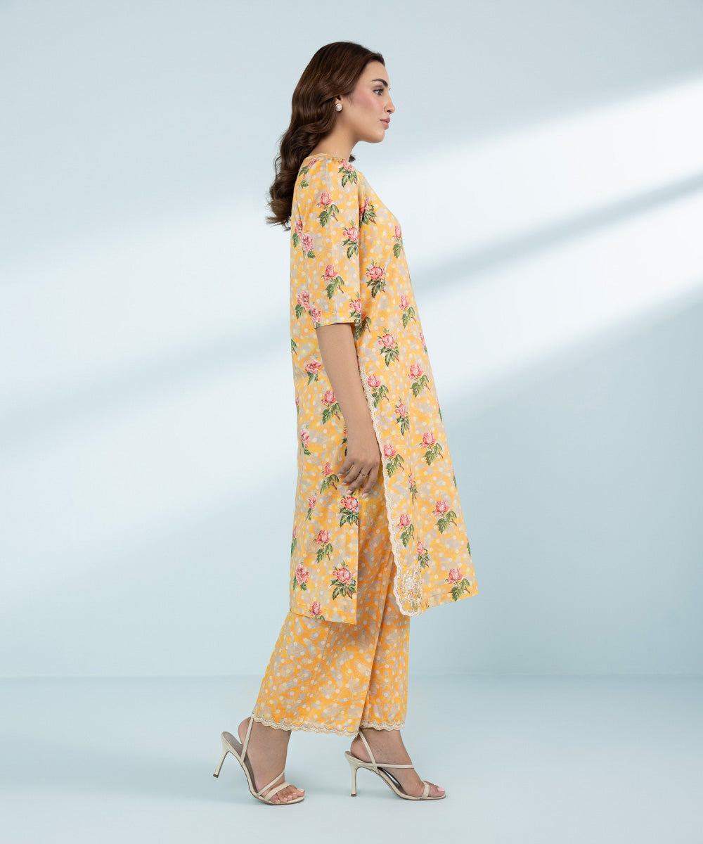 Mommy & Me Women's Two Piece Yellow Suit 