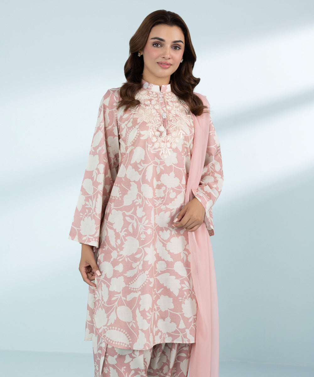Mommy & Me Women's Three Piece Pink Suit 