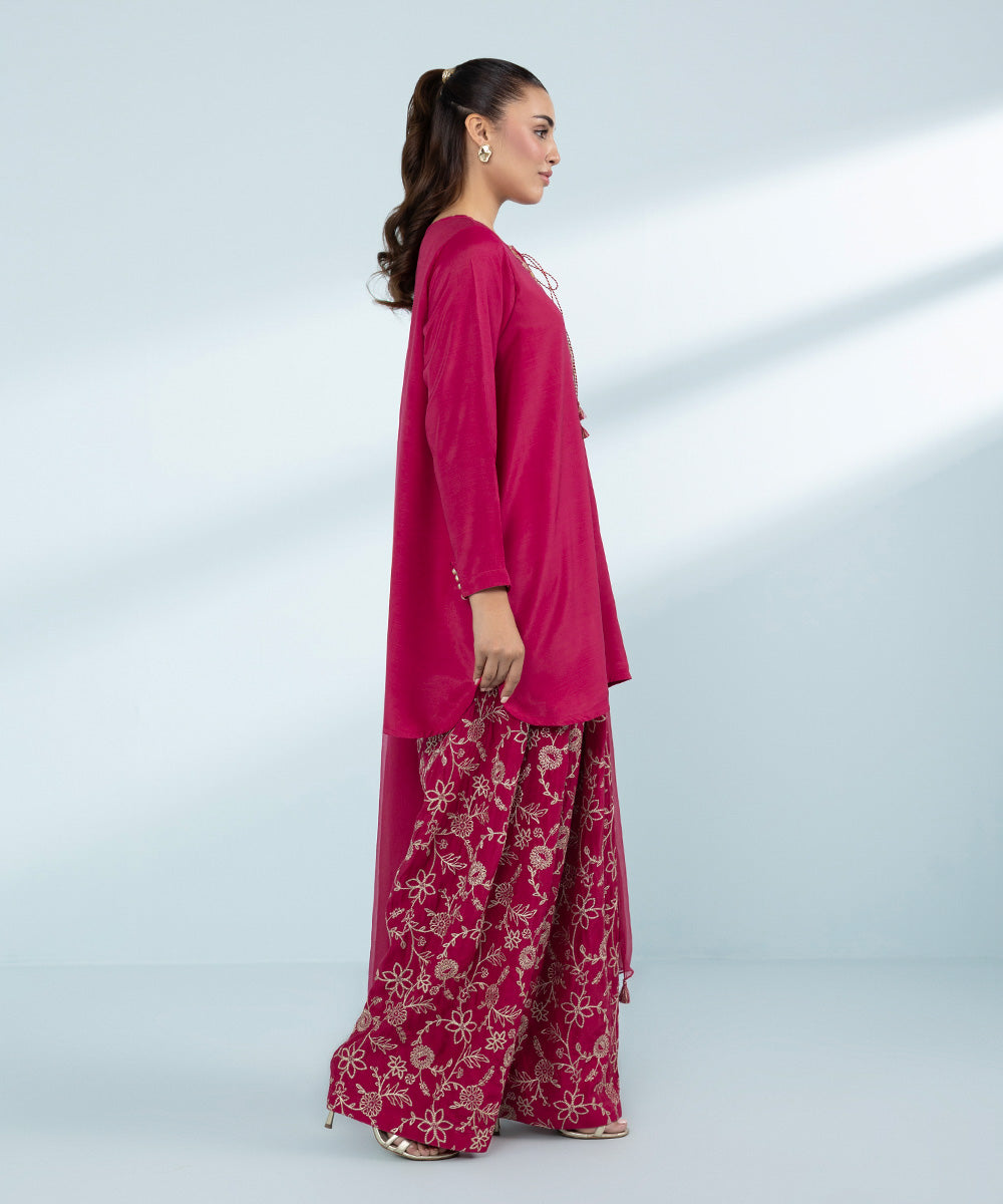 Mommy & Me Women's Three Piece Pink Suit 
