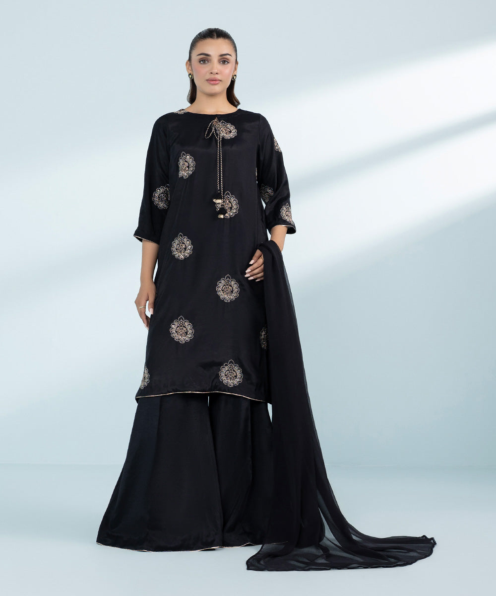 Mommy & Me Women's Three Piece Black Suit 