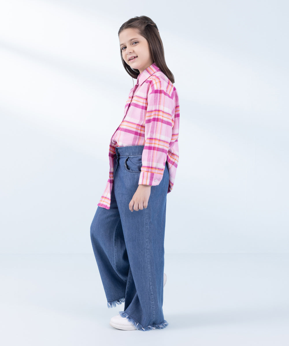 Girl's Blue Denim Pants