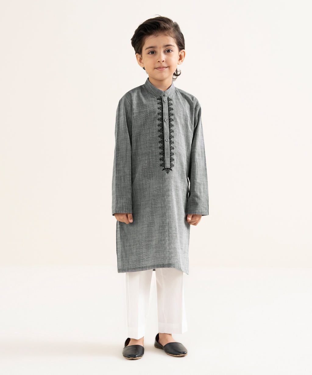 Embroidered Wash & Wear Kurta