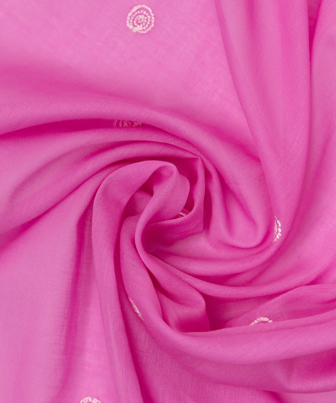 Fine Voile Pink Embroidered Dupatta