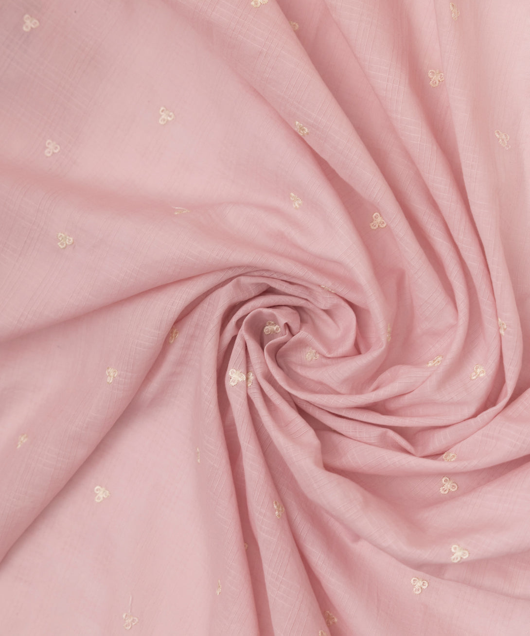Fine Voile Pink Embroidered Dupatta