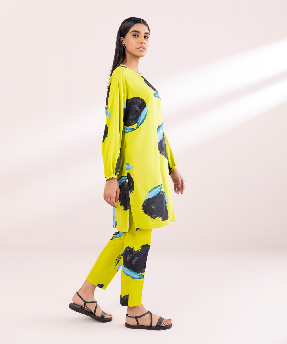 Women's Pret Arabic Lawn Multi Printed Boxy Shirt