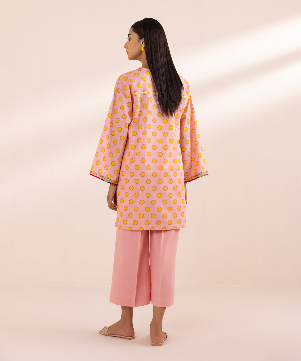 Women's Pret Lawn Pink Printed Boxy Shirt