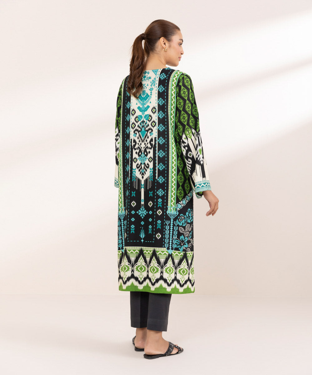 Women's Pret Arabic Lawn Multi Printed A-Line Shirt