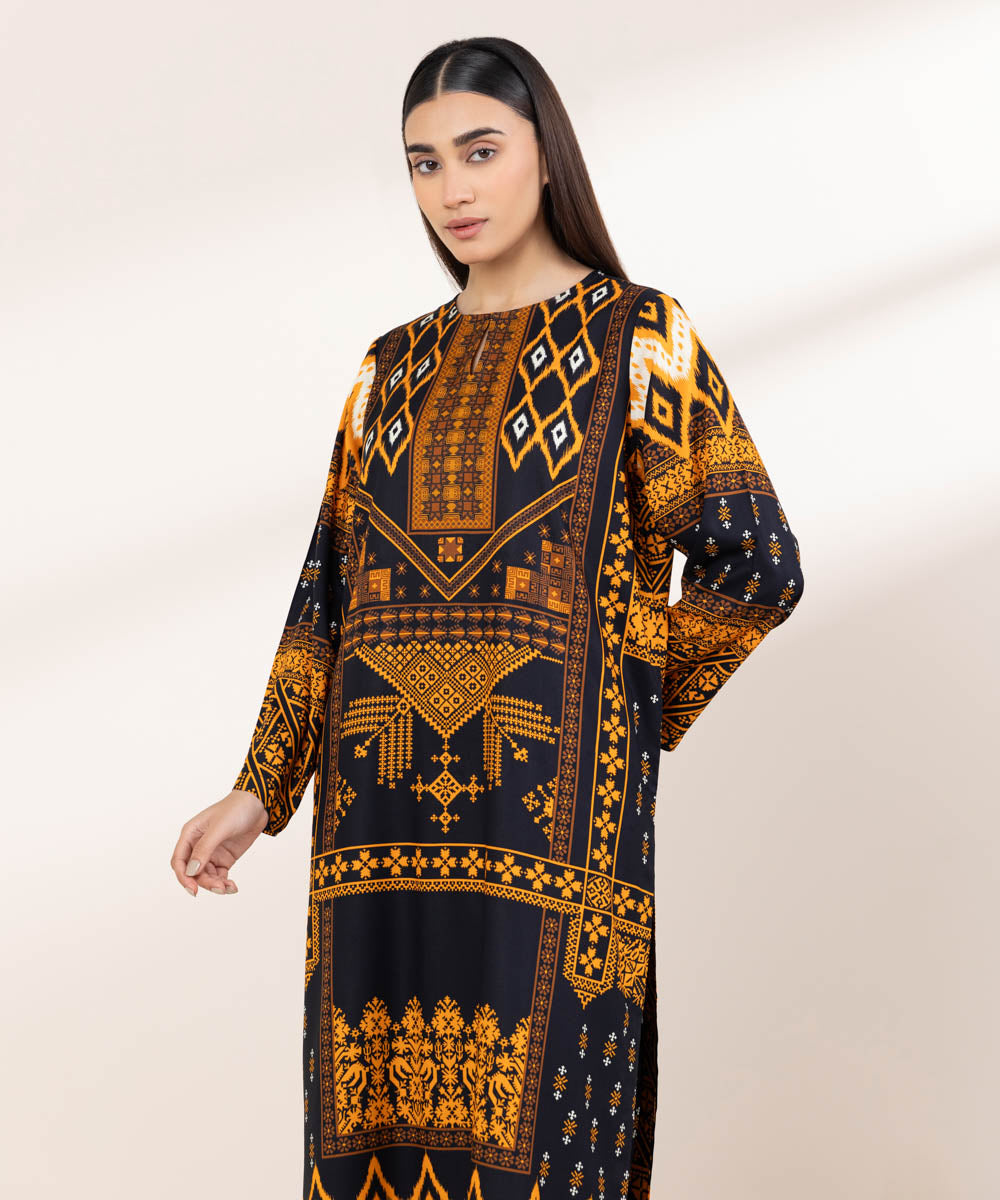 Women's Pret Arabic Lawn Multi Printed A-Line Shirt