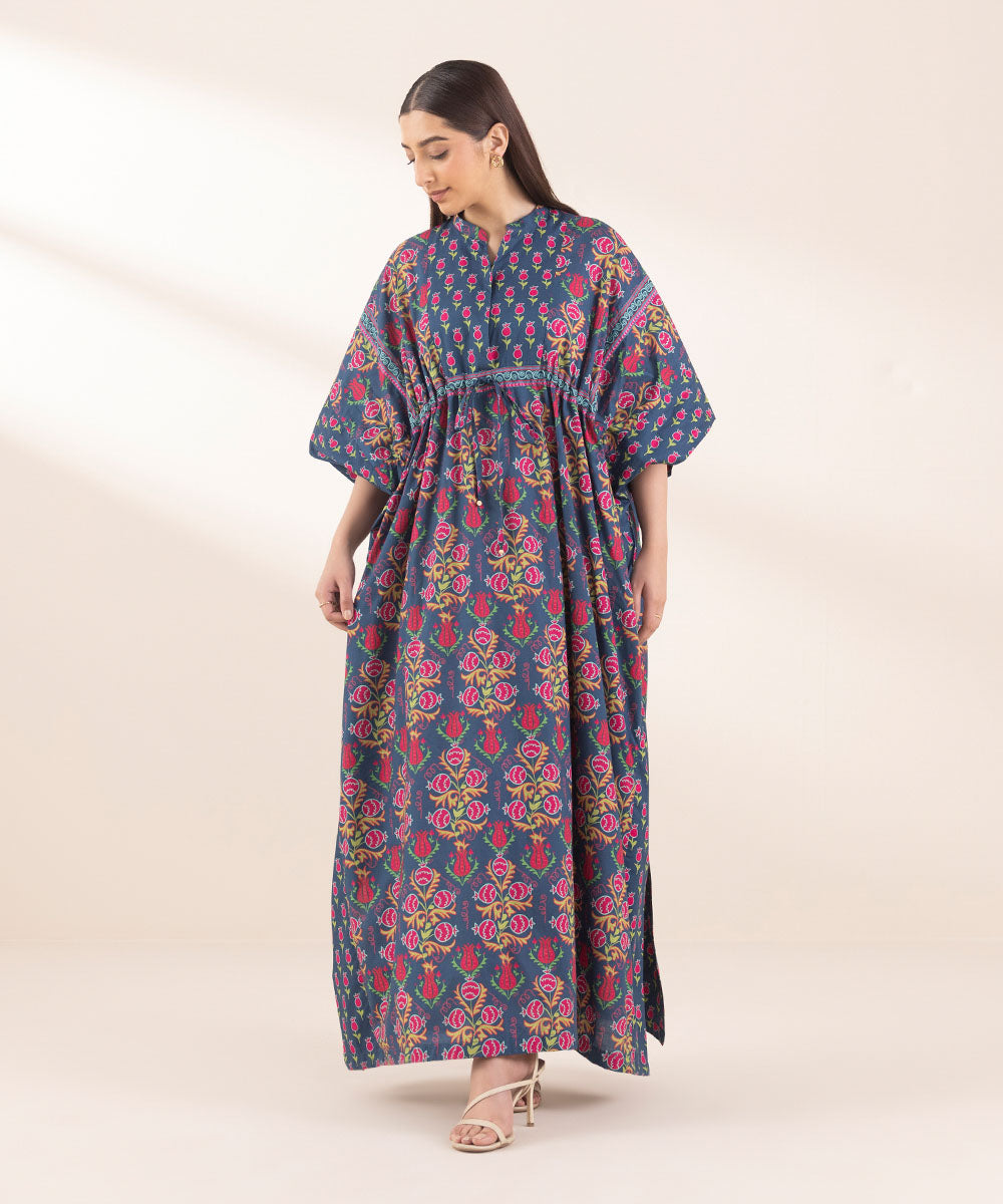 Printed Cambric Kaftan