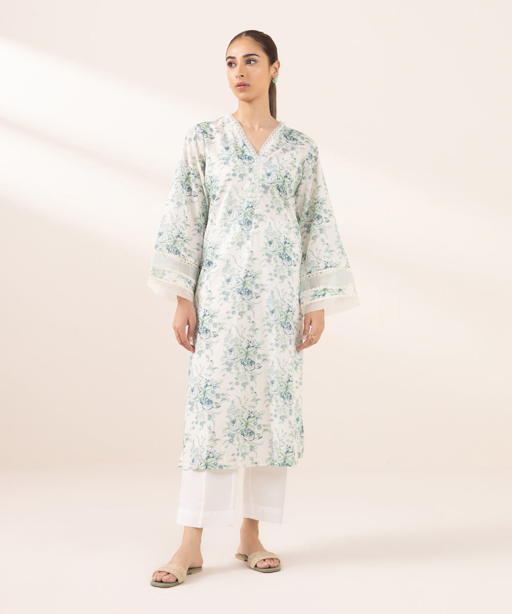 Women's Pret Lawn Printed Multi A-Line Shirt