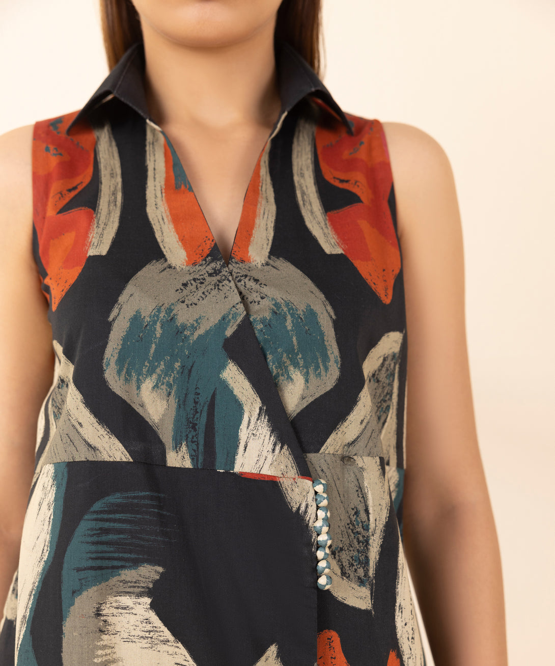 Women's Unstitched Lawn Printed Multi Shirt