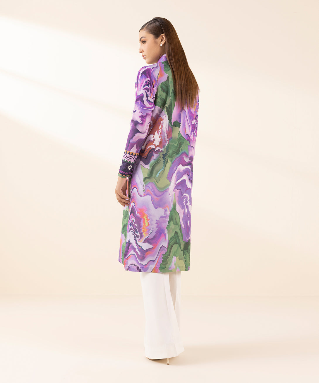 Women's Unstitched Lawn Printed Multi Shirt