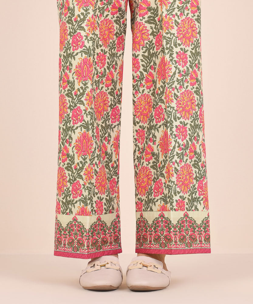 Printed Cotton Trousers