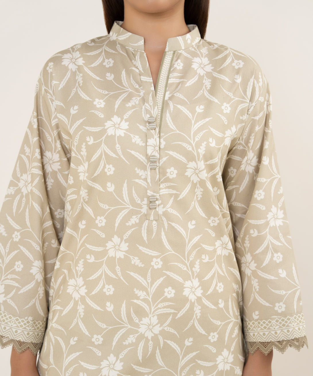 Women's Unstitched Lawn Printed Multi 2 Piece Suit