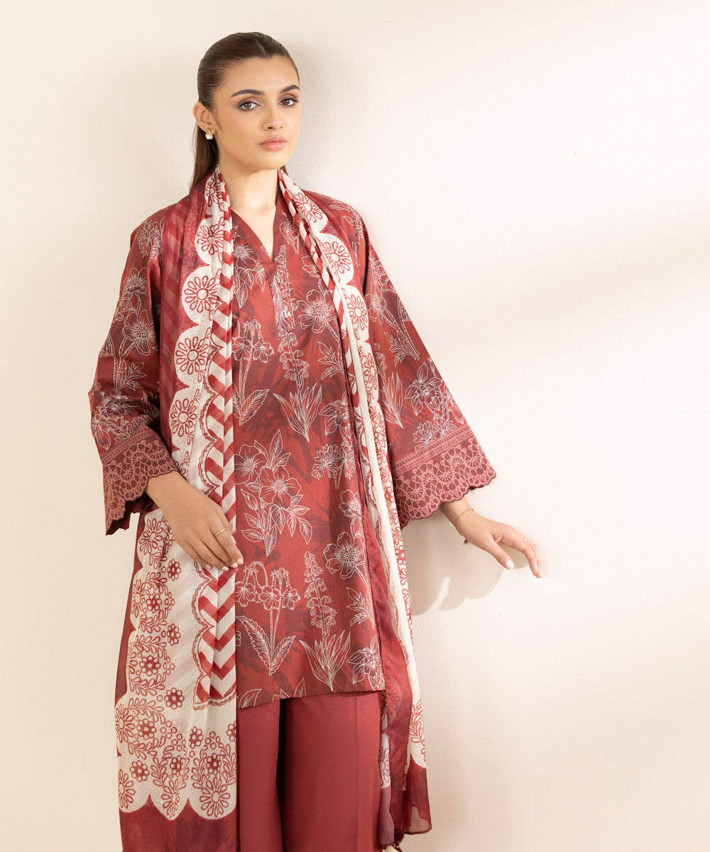 2 Piece - Printed Lawn Suit
