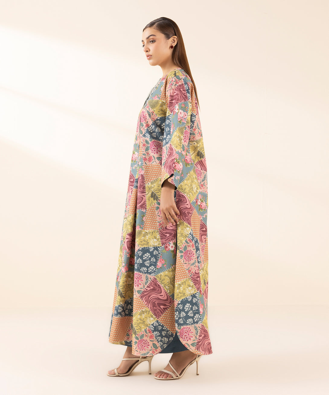 Women's Unstitched Lawn Printed Multi 2 Piece Suit