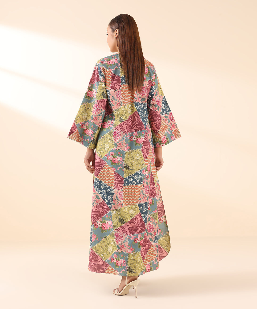 Women's Unstitched Lawn Printed Multi 2 Piece Suit
