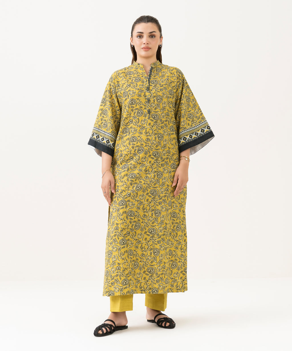 2 Piece - Printed Khaddar Suit
