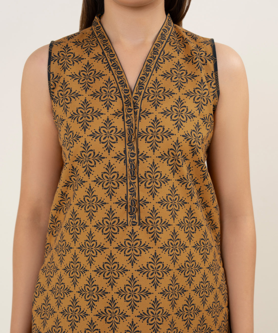 Women's Unstitched Cotton Printed Multi 3 Piece Suit