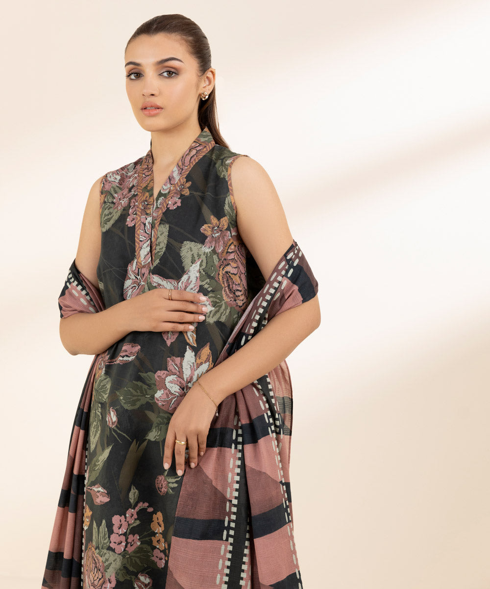 3 Piece - Printed Lawn Suit