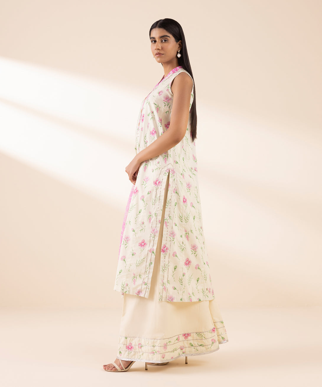 Women's Unstitched Lawn Printed Multi 3 Piece Suit