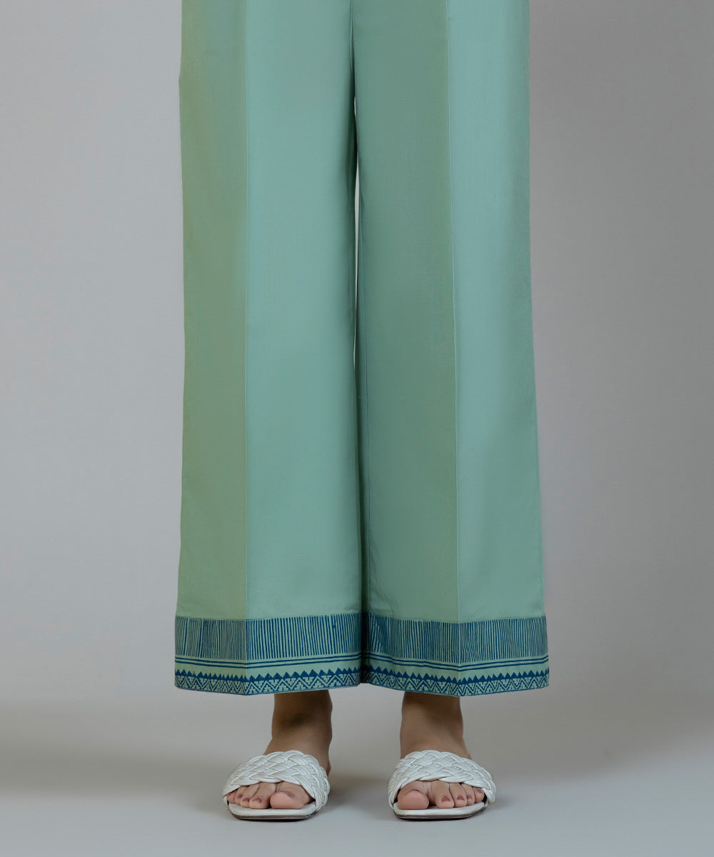 Women's Pret Cambric Green Dyed Culottes