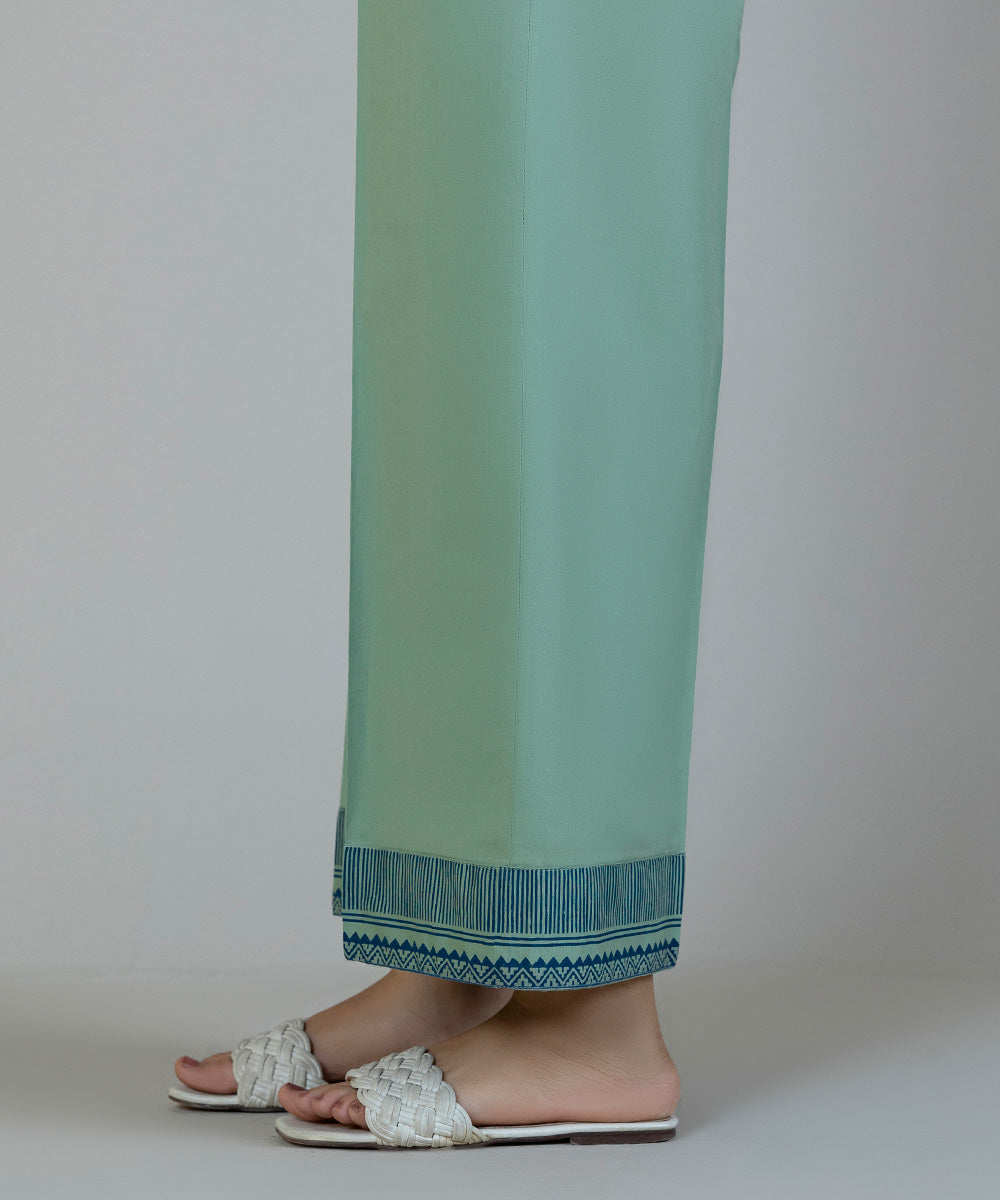 Women's Pret Cambric Green Dyed Culottes