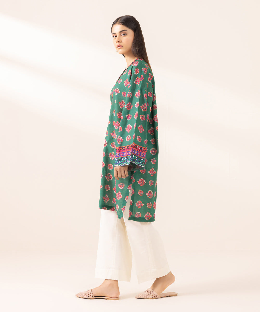 Women's Pret Lawn Printed Multi Boxy Shirt