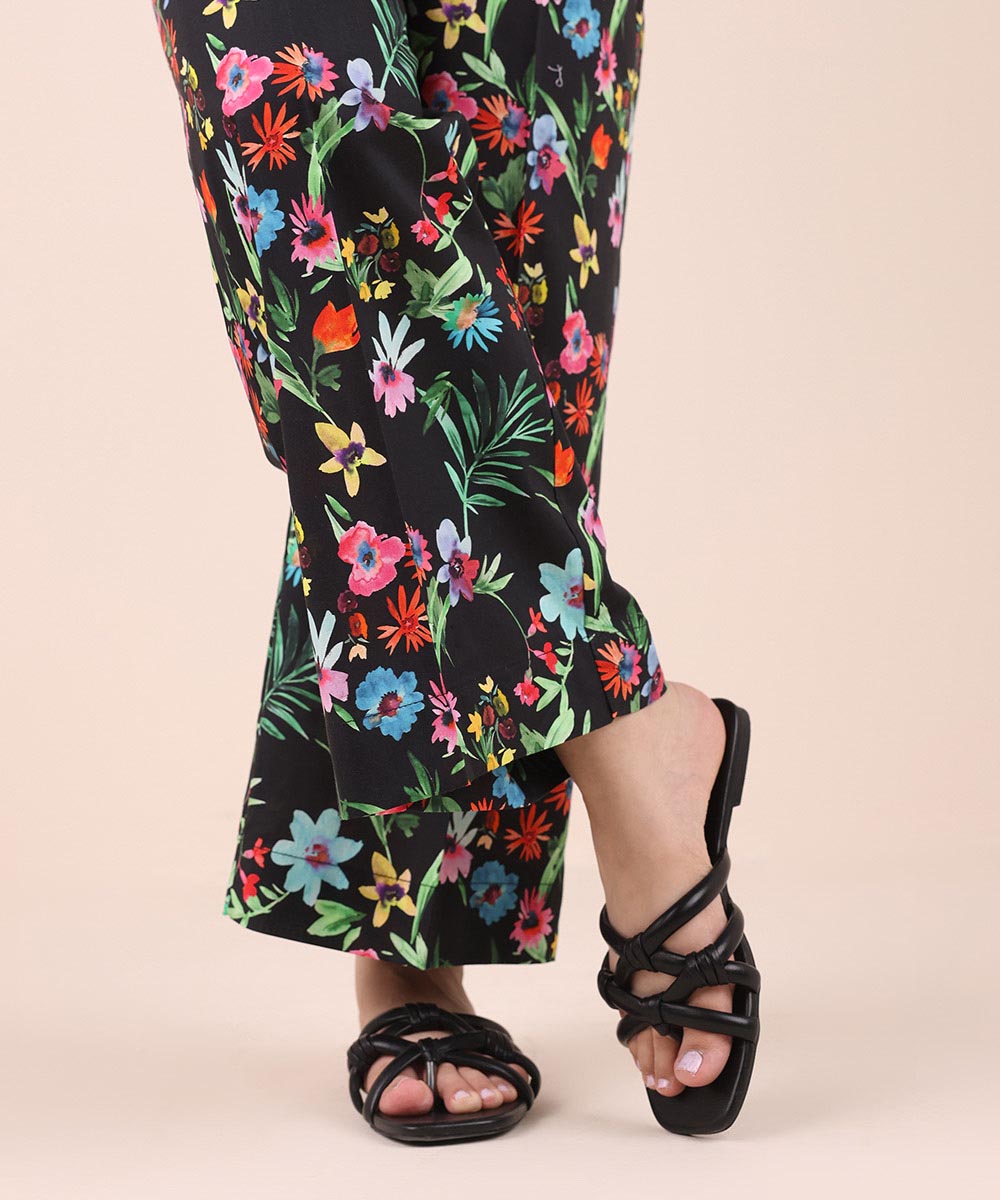 Women's Pret Cambric Multi Printed Culottes